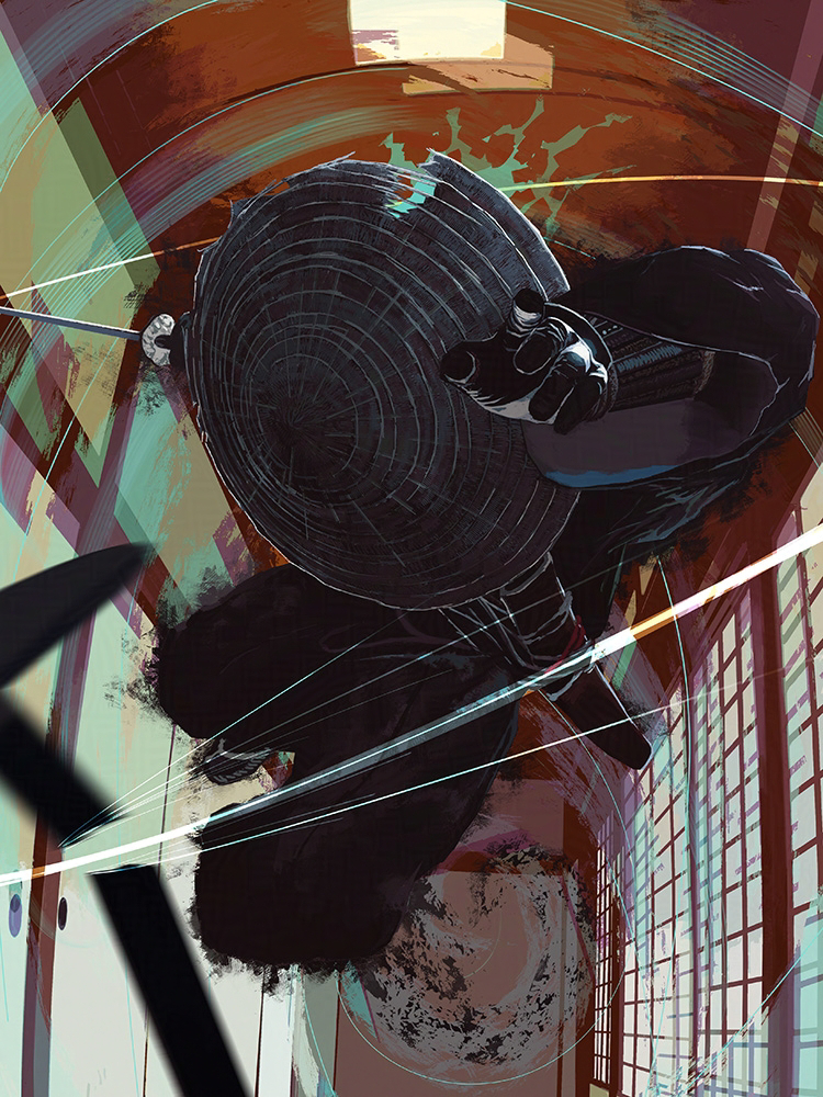 This is a pixiv picture whose title is 鉄梃両断.