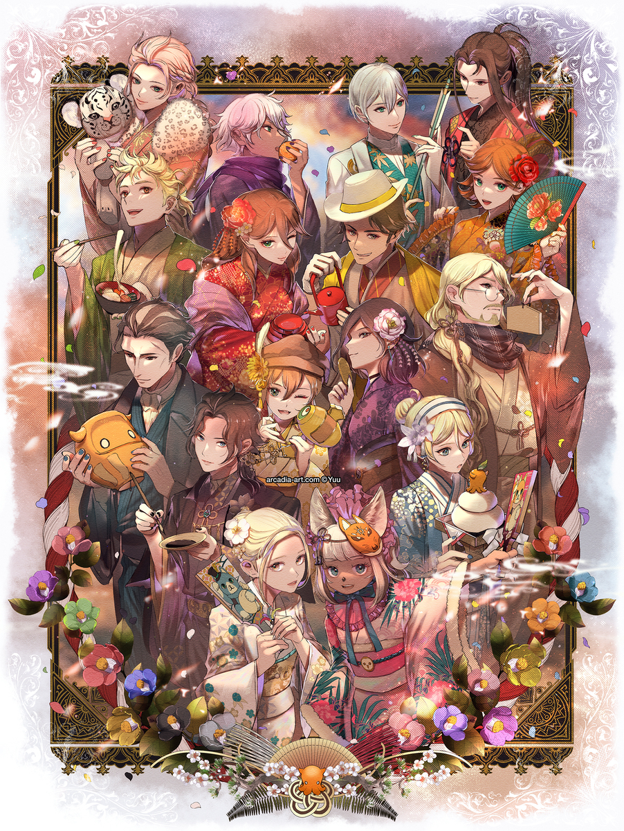 This is a pixiv picture whose title is 8 New Year 8.