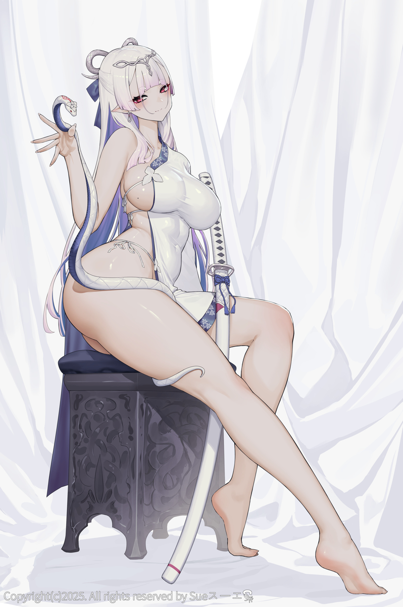 This is a pixiv picture whose title is 2025.