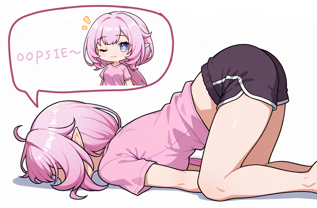 This is a pixiv picture whose title is Elysia faceplant~.