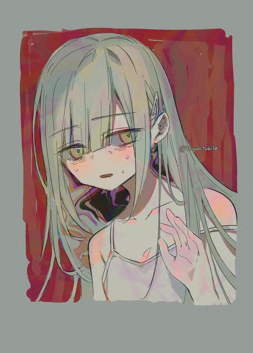This is a pixiv picture whose title is M̵̵o̷r̷t̶i҈̷s̵̵.