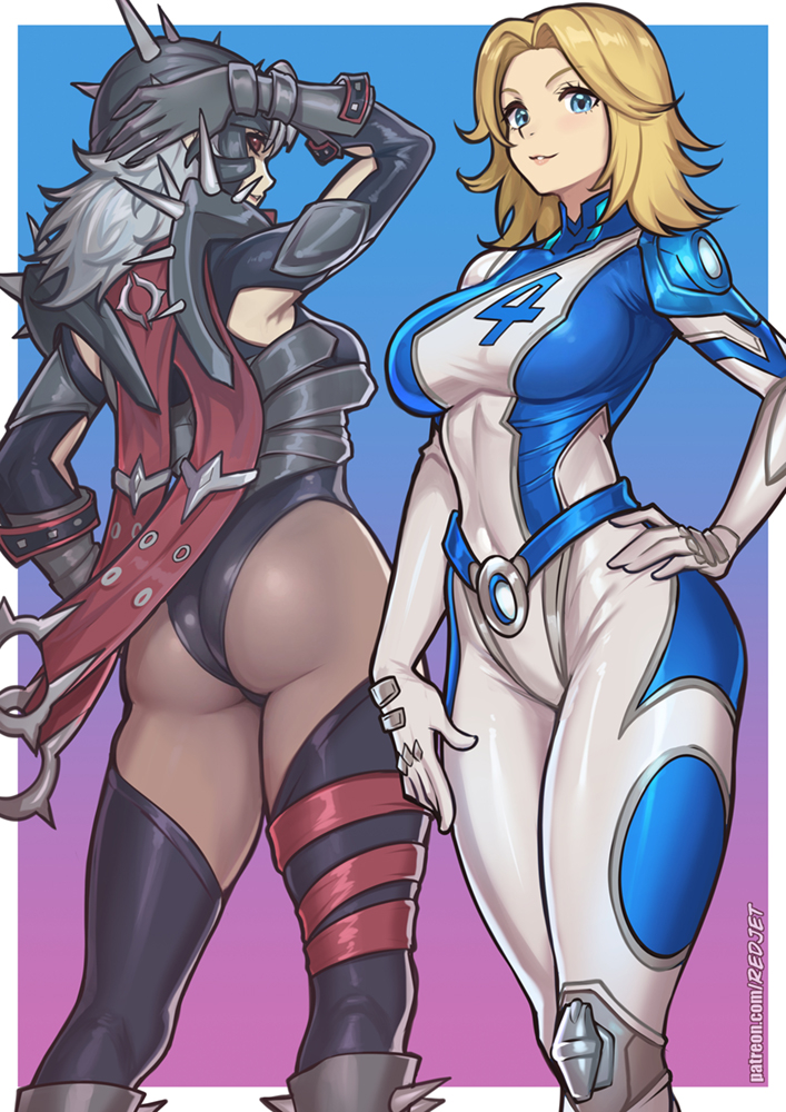 This is a pixiv picture whose title is Sue Storm.