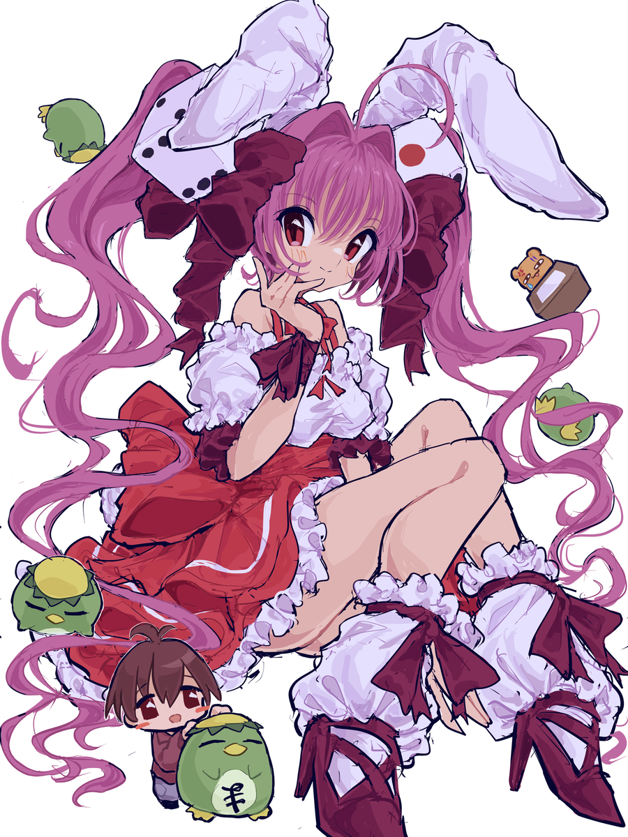 This is a pixiv picture whose title is うさだ.