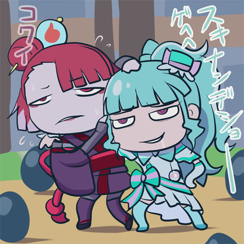 This is a pixiv picture whose title is 栄養補給.
