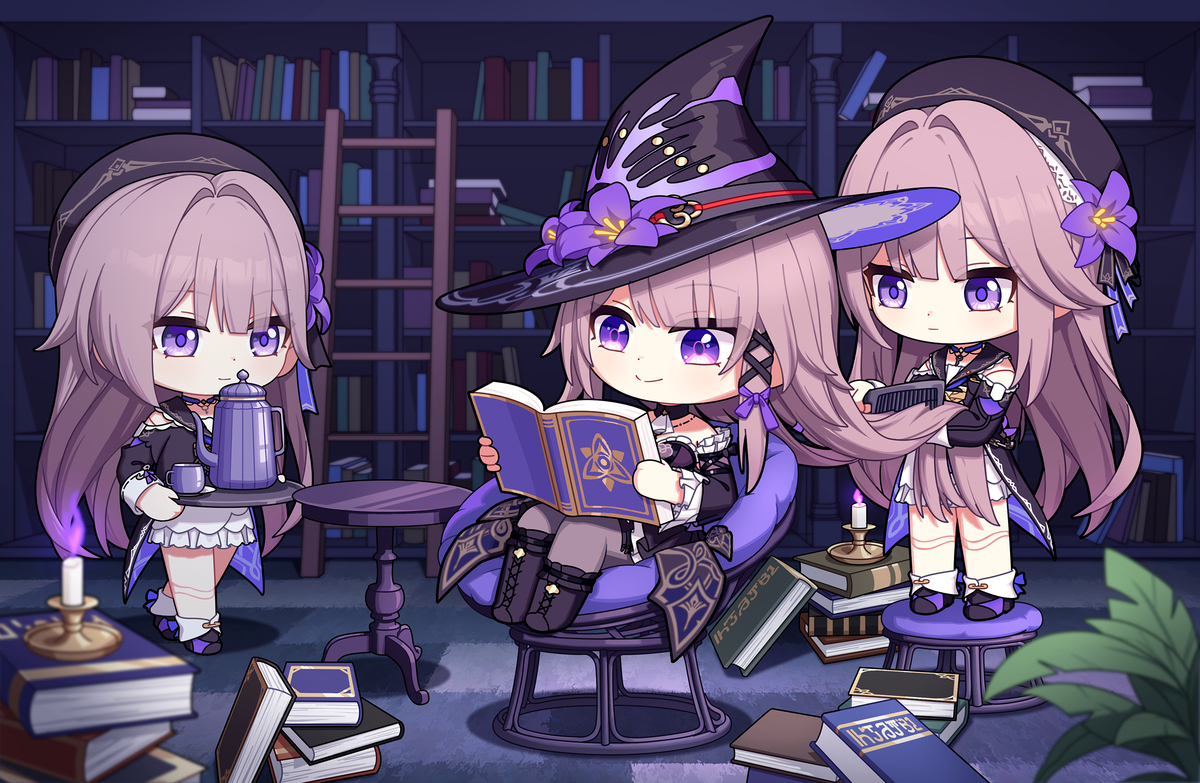 This is a pixiv picture whose title is The Herta.
