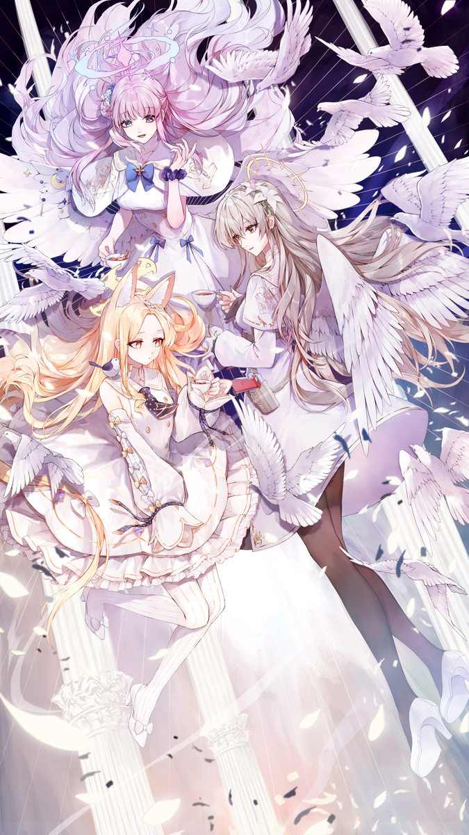 This is a pixiv picture whose title is tea party.