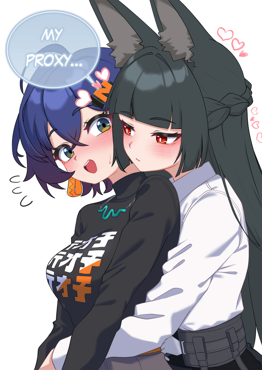 This is a pixiv picture whose title is My proxy....