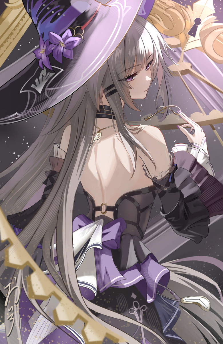 This is a pixiv picture whose title is マダムヘルタ加筆.