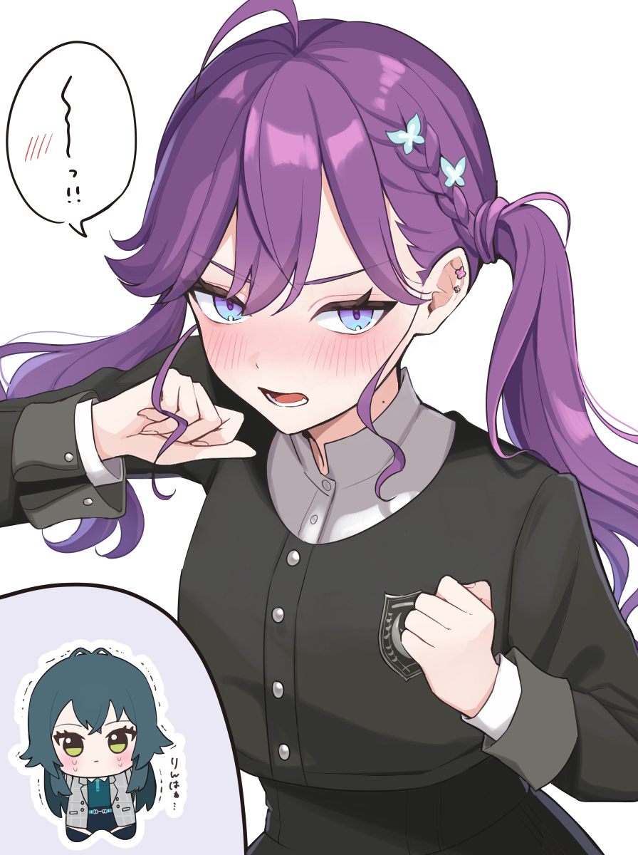 This is a pixiv picture whose title is 賀陽燐羽.