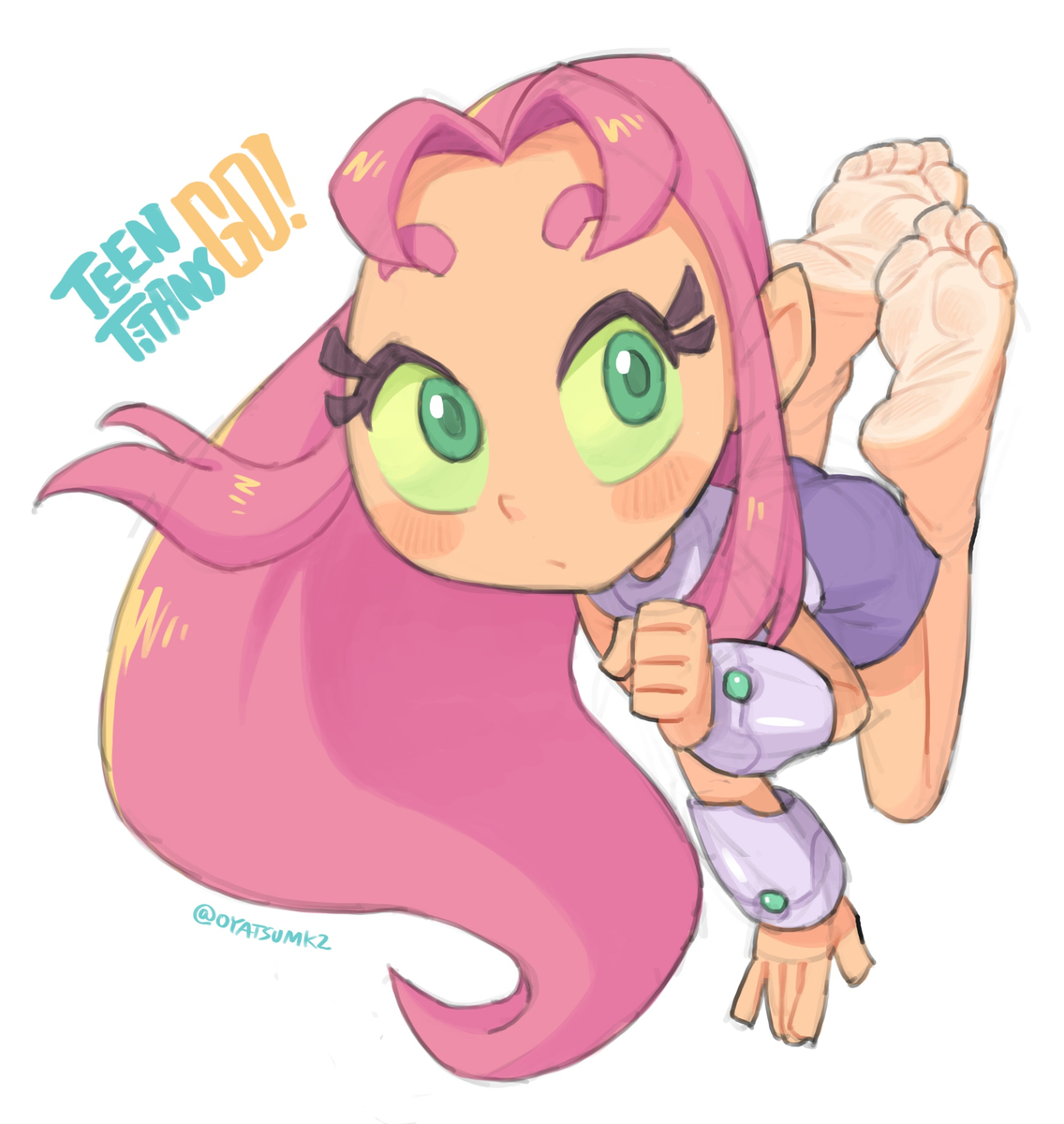 This is a pixiv picture whose title is Starfire.