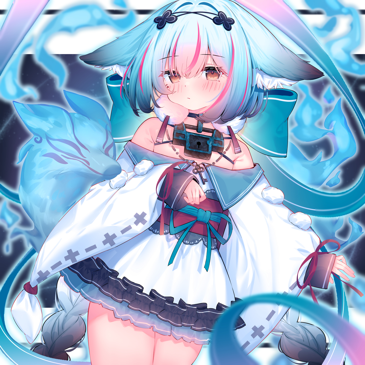 This is a pixiv picture whose title is ラスティゲート.