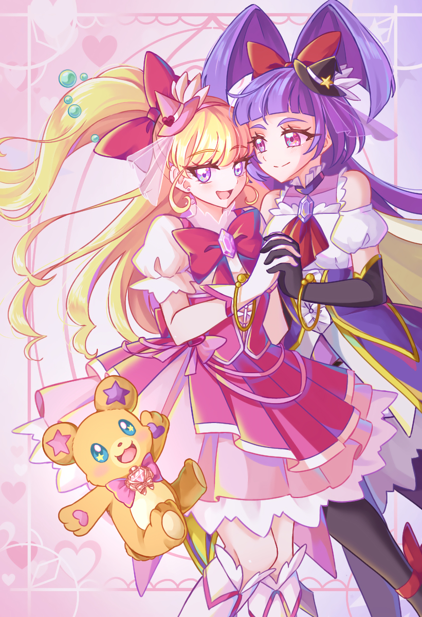 This is a pixiv picture whose title is 💗ミラクル・マジカル💜‪.