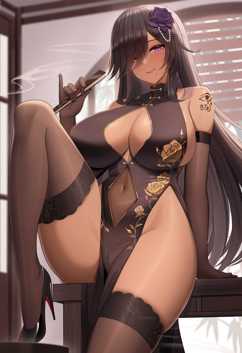 This is a pixiv picture whose title is Zara-cheongsam.