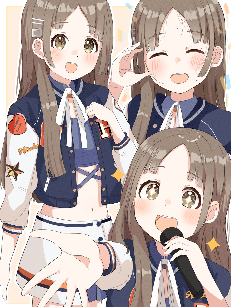 This is a pixiv picture whose title is Campus mode!!千奈ちゃん.