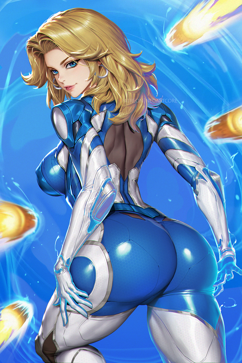 This is a pixiv picture whose title is Invisible Woman.