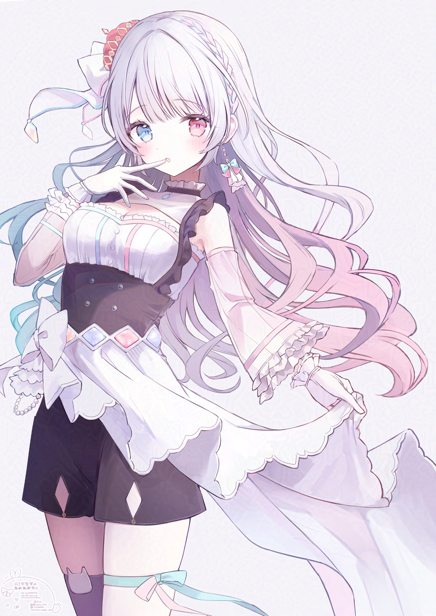 This is a pixiv picture whose title is Skebイラスト.