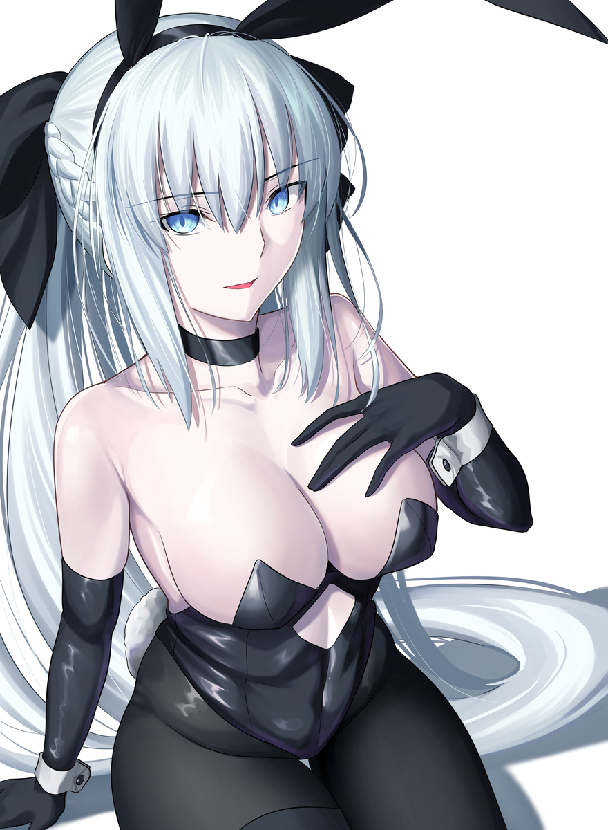 This is a pixiv picture whose title is Bunny Morgan.