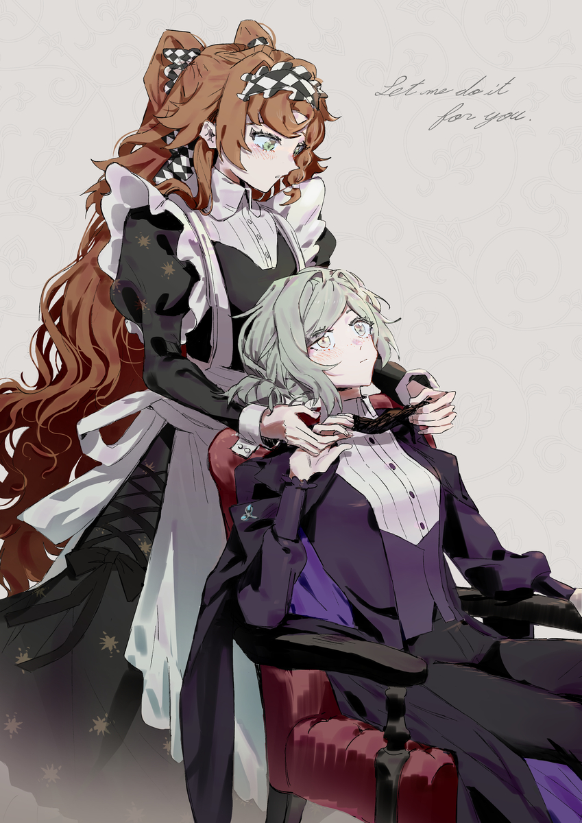 This is a pixiv picture whose title is Let me do it for you..