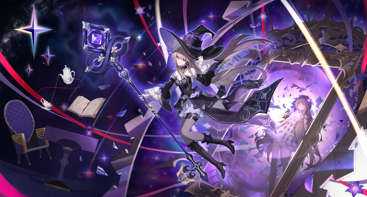This is a pixiv picture whose title is 大黑塔 人类，女性，年轻，貌美，可爱.