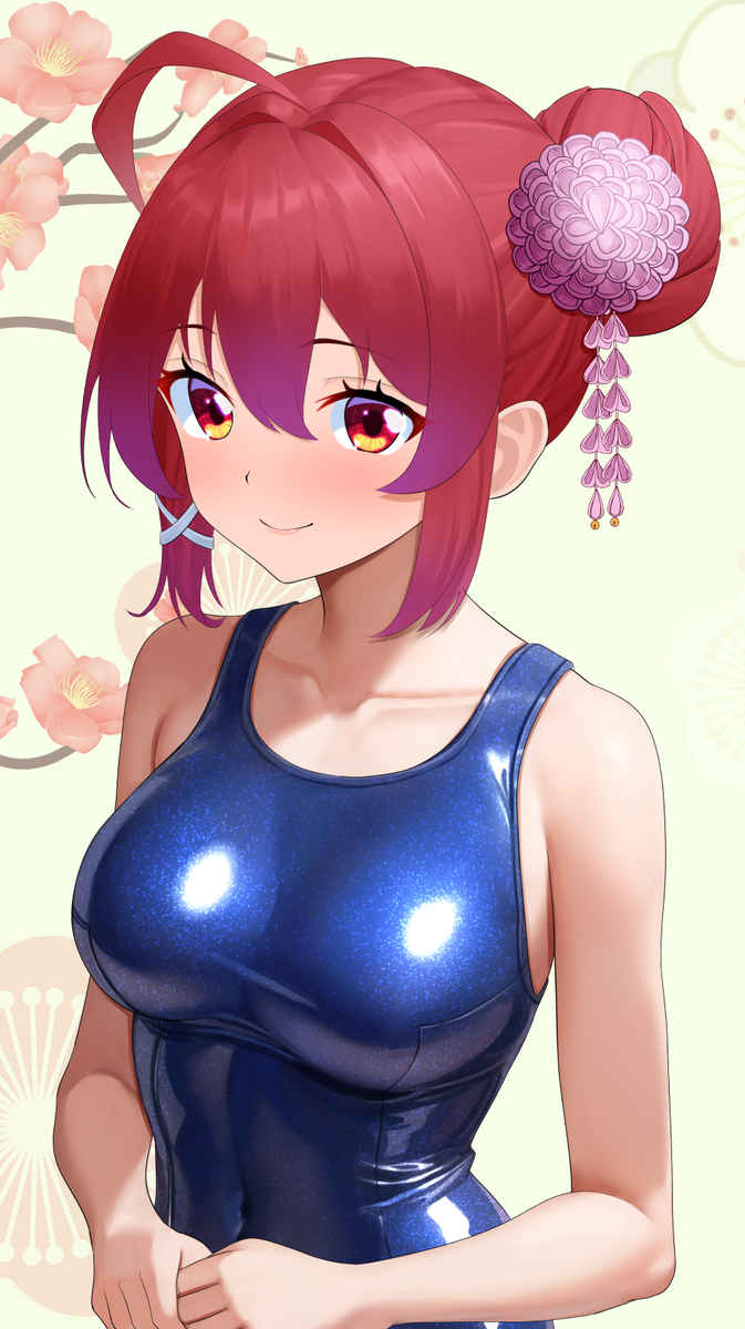 This is a pixiv picture whose title is スク水曜日！.