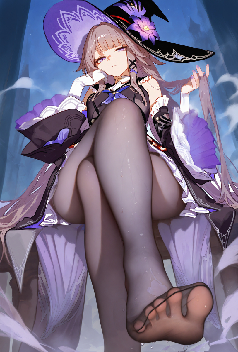 This is a pixiv picture whose title is herta.
