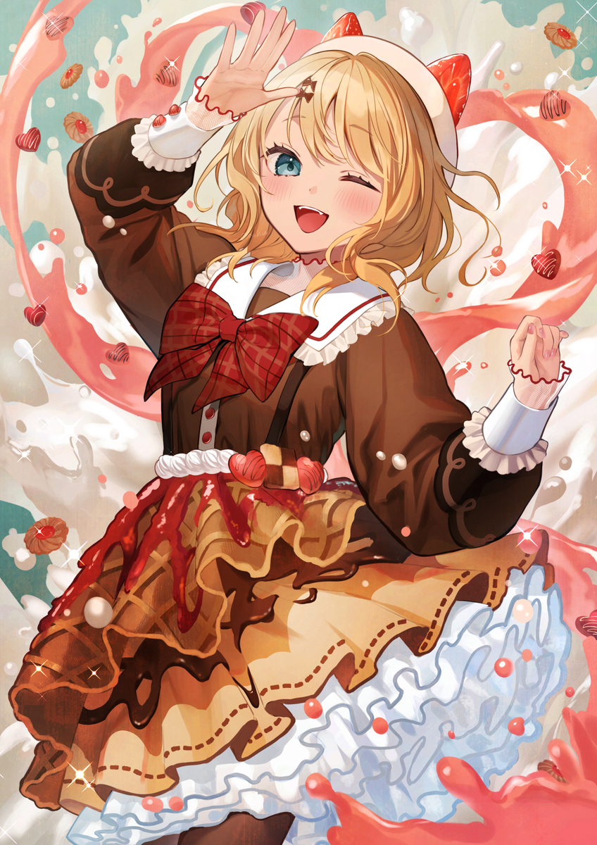 This is a pixiv picture whose title is チョコレートパーティー🍫.