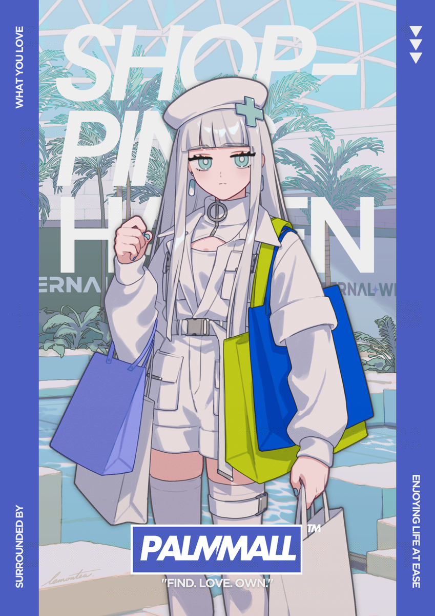 This is a pixiv picture whose title is PALM MALL.