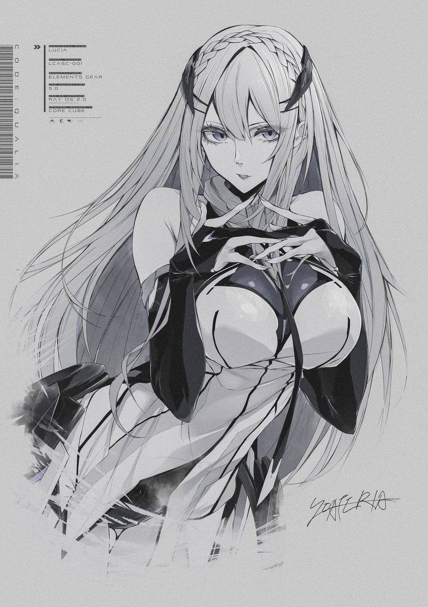 This is a pixiv picture whose title is Lucia.