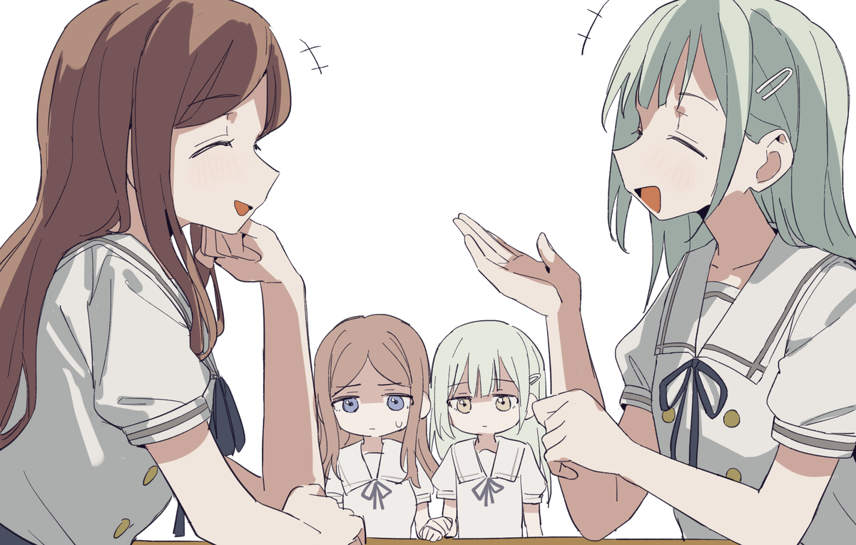 This is a pixiv picture whose title is 😄😰😰😄.