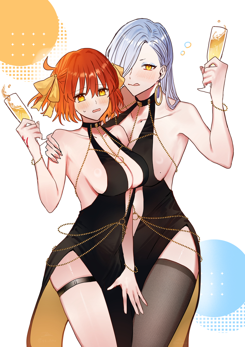 This is a pixiv picture whose title is ドバイ服.