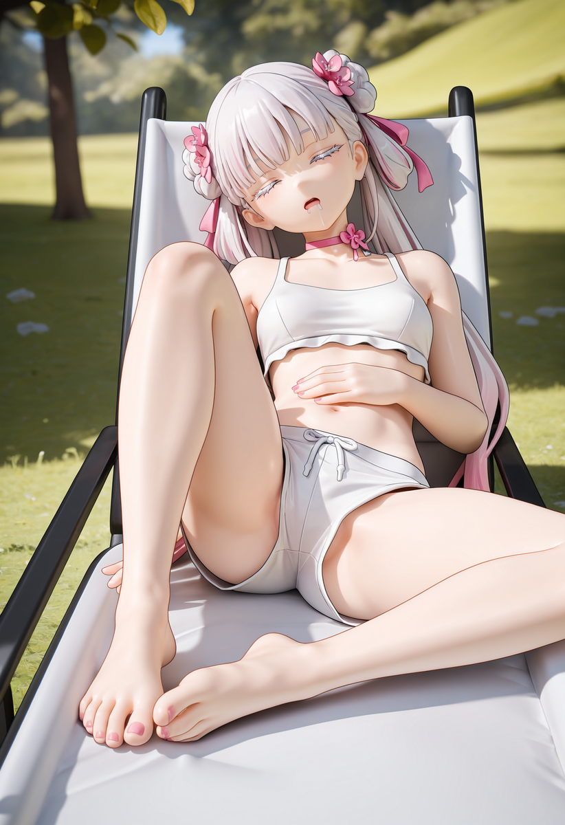This is a pixiv picture whose title is 今汐.