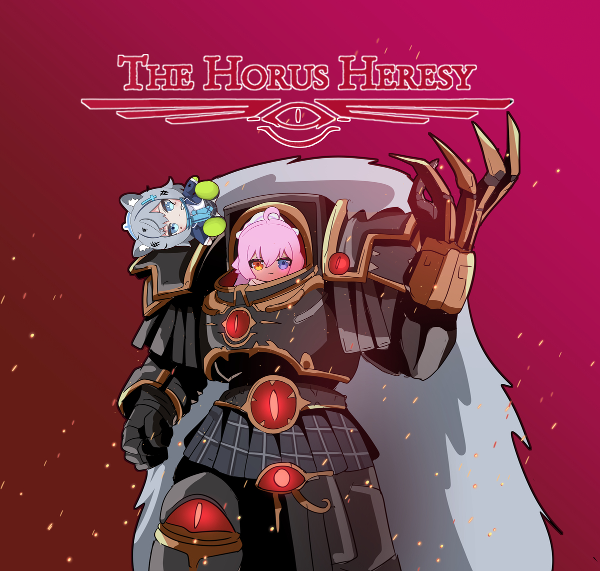 This is a pixiv picture whose title is The Horus Heresy.