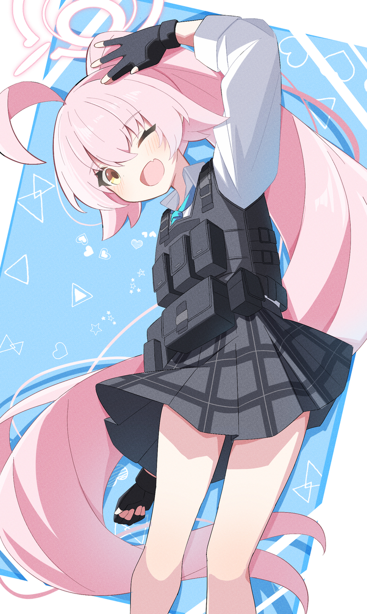 This is a pixiv picture whose title is 臨戦ホシノ.