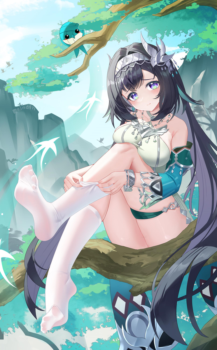 This is a pixiv picture whose title is 蓝砚全年龄🎐🎐🎐.