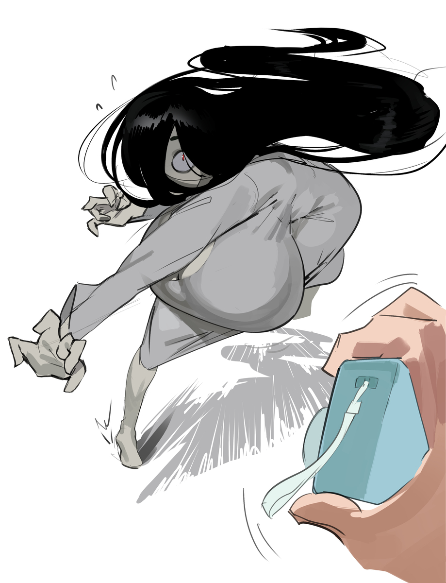 This is a pixiv picture whose title is Sadako.