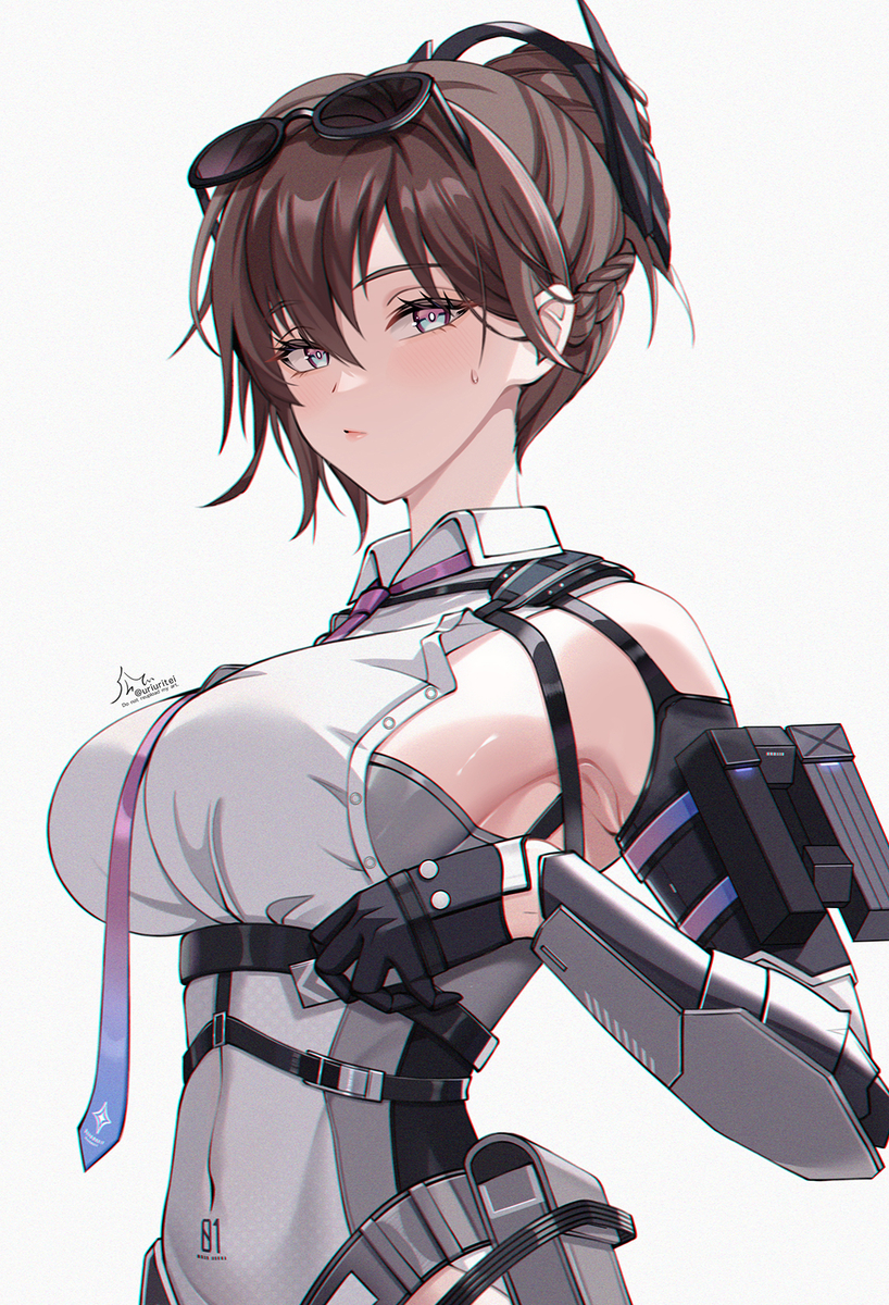 This is a pixiv picture whose title is ブリギット・輝炎.