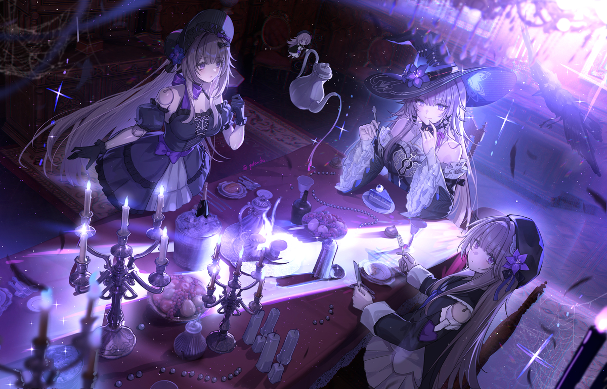 This is a pixiv picture whose title is welcome.
