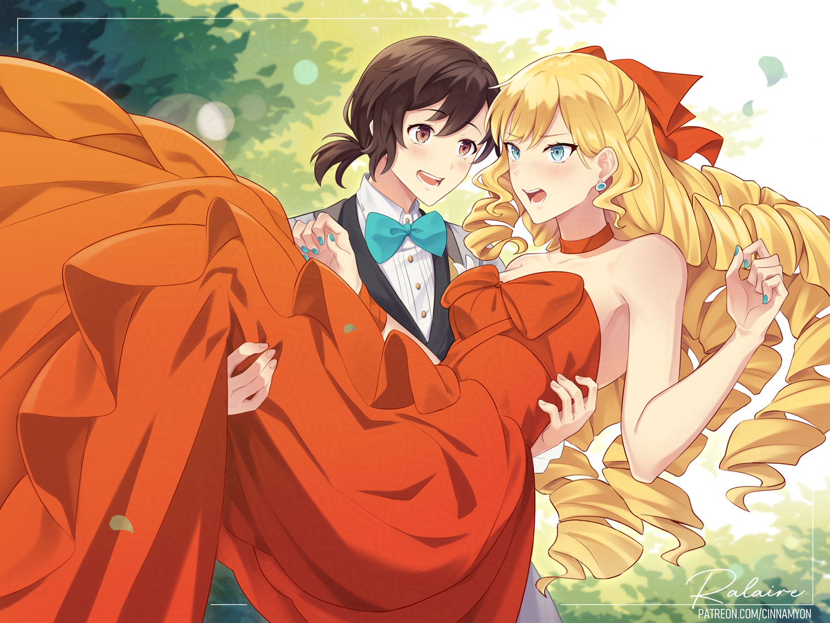 This is a pixiv picture whose title is Claire x Rae.