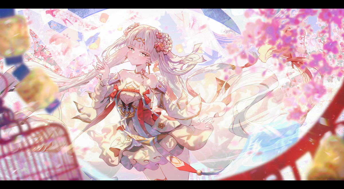 This is a pixiv picture whose title is Peach Blossom.