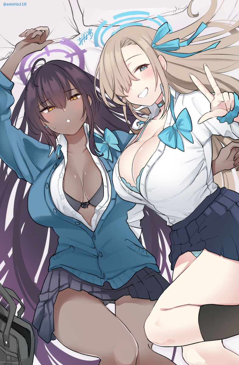 This is a pixiv picture whose title is ブルアカ4周年おめでとう！！.