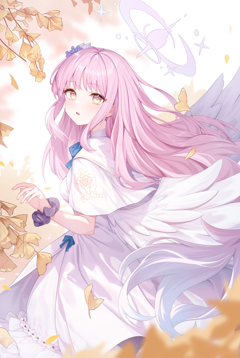 This is a pixiv picture whose title is ミカ 銀杏.