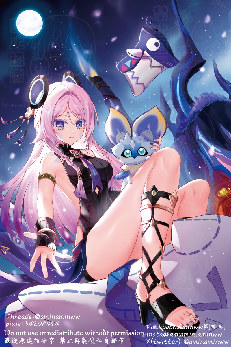 This is a pixiv picture whose title is 茜特菈莉.