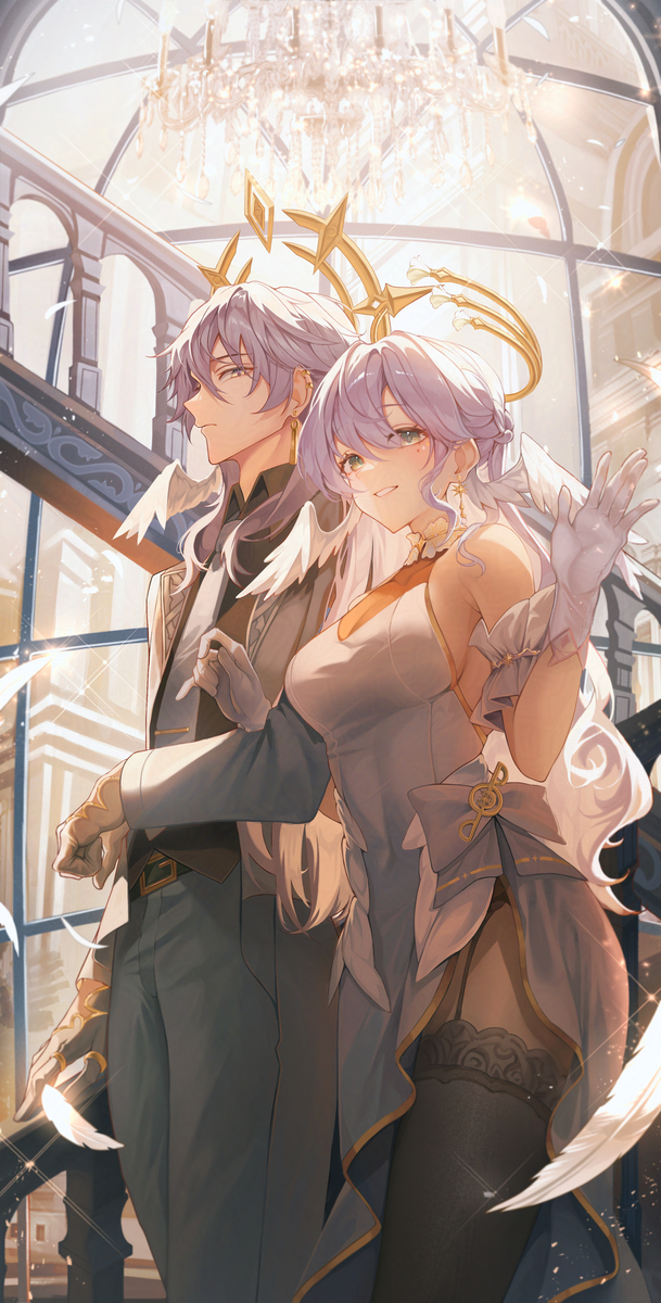 This is a pixiv picture whose title is Robin&Sunday.