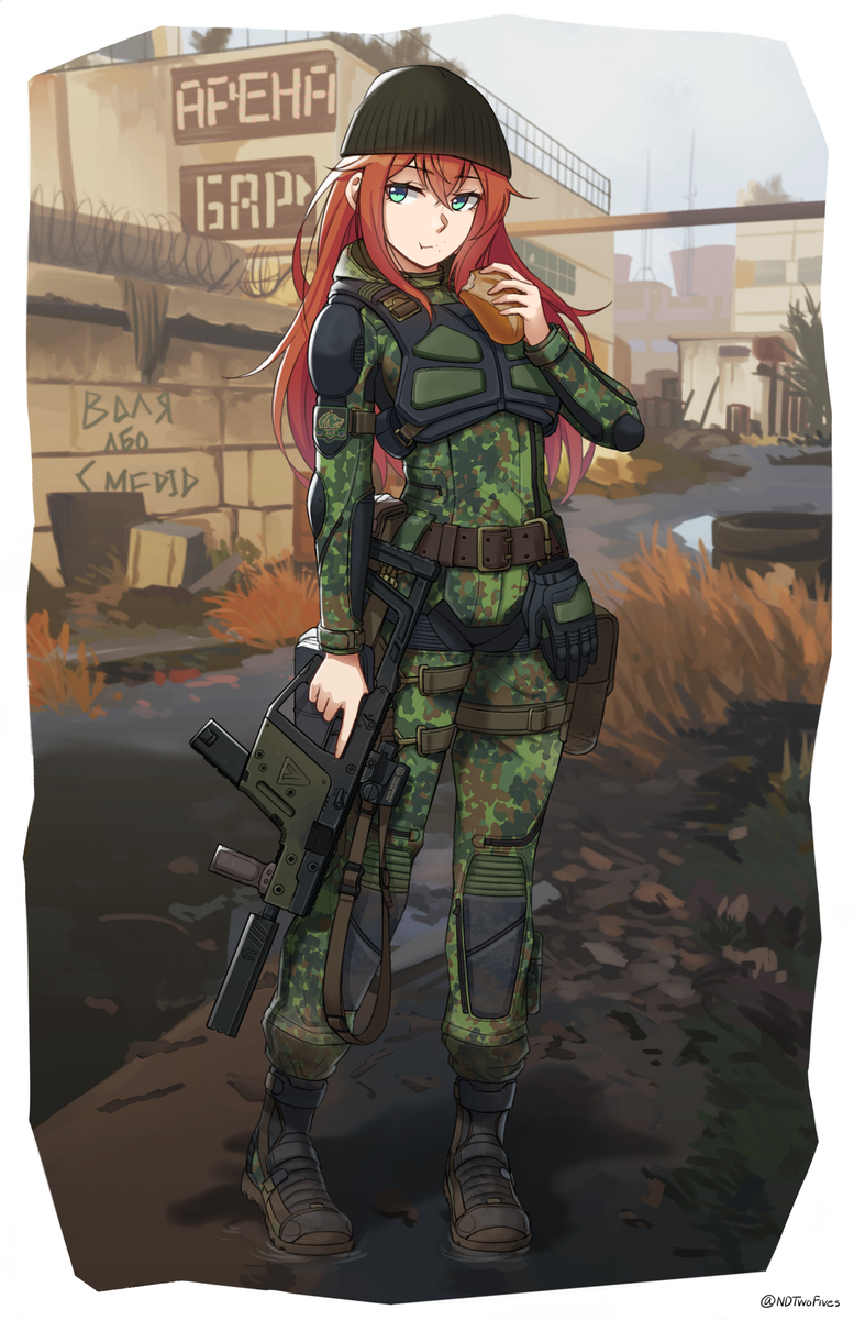 This is a pixiv picture whose title is STALKER 2 - Freedom.