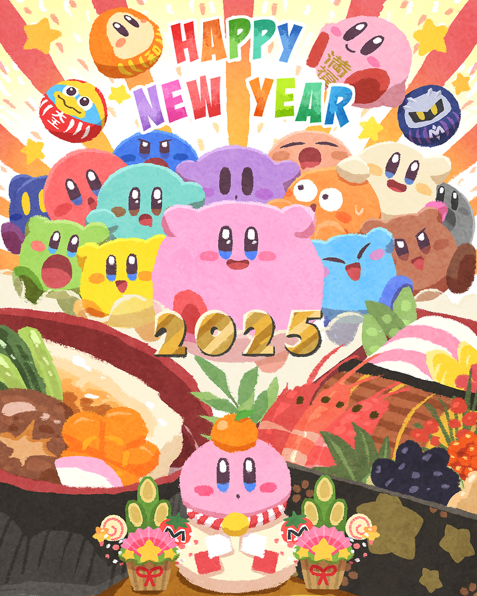 This is a pixiv picture whose title is 謹賀新年2025.