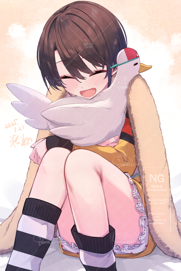 This is a pixiv picture whose title is もふもふブランケットしゅば.