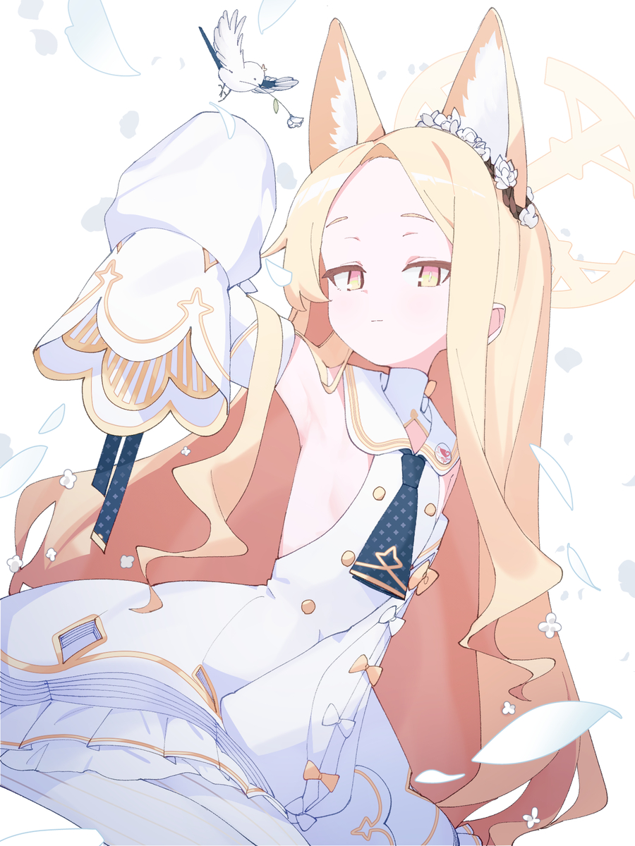 This is a pixiv picture whose title is 儚げフォックス.