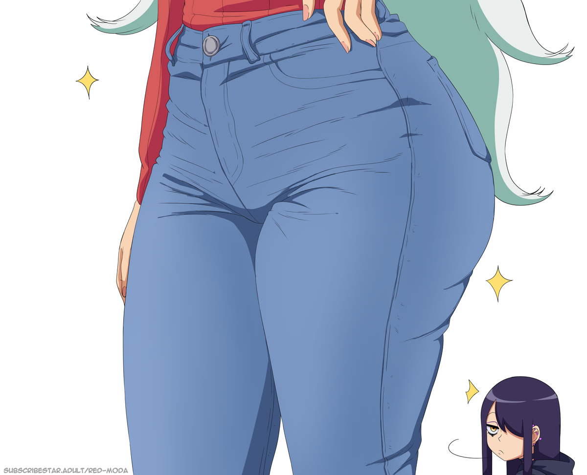 This is a pixiv picture whose title is Rins Mom Jeans.