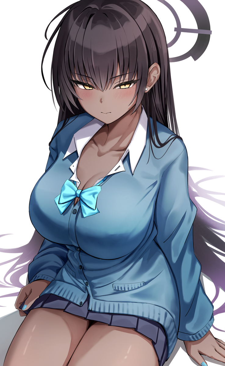 This is a pixiv picture whose title is 制服カリン.