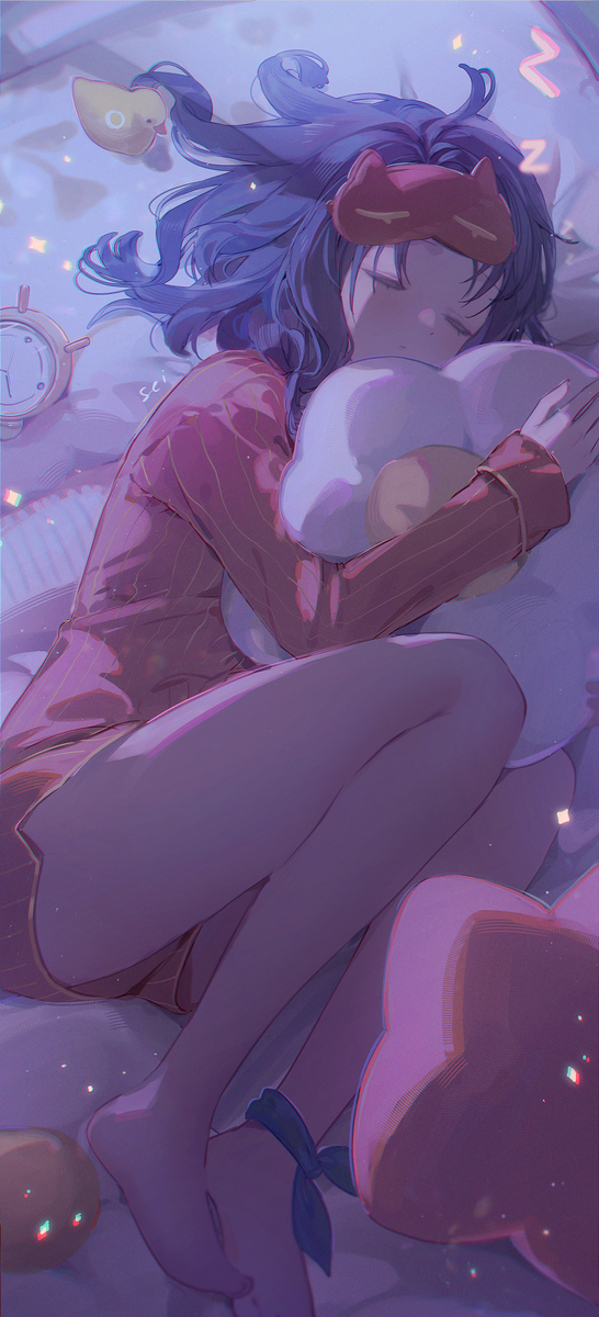 This is a pixiv picture whose title is 眠いミタ🌙.